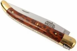 Forge De Laguiole - Natural Wood Folder, Snakewood -Famous Knife Shop LA1211AM 03 forge de laguiole vouwmes la1211am d3