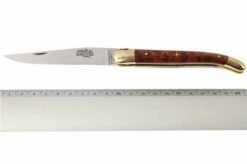 Forge De Laguiole - Natural Wood Folder, Snakewood -Famous Knife Shop LA1211AM 05 forge de laguiole vouwmes la1211am d5
