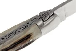 Forge De Laguiole 11cm Deer Horn 1211INCFBRI -Famous Knife Shop LA1211INCFBRI 04 forge de laguiole la1211incfbri 04