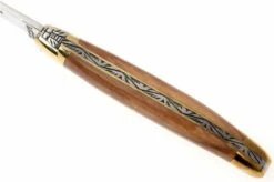 Forge De Laguiole - Natural Wood Folder, Olivewood -Famous Knife Shop LA1211OL 04 forge de laguiole vouwmes la1211ol d4