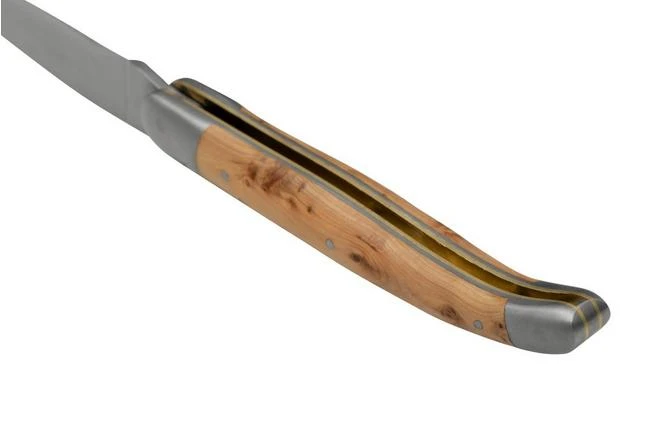 Forge De Laguiole Boraldes Edition 1212EINGE Satin Bolsters Juniper Wood, Pocket Knife 6 Forge De Laguiole Boraldes Edition 1212EINGE Satin Bolsters Juniper Wood, Pocket Knife - Image 4