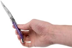 Forge De Laguiole 129INTCVIOBRI 9cm, Violet Micarta, Laguiole Knife -Famous Knife Shop LA129INTCVIOBRI 08 forge de laguiole