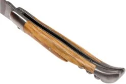 Forge De Laguiole With Corkscrew 22121INOL, Olive Wood -Famous Knife Shop LA22121INOL 06 forge de laguiole la22121inol 06