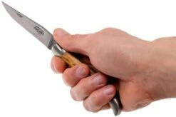 Forge De Laguiole With Corkscrew 22121INOL, Olive Wood -Famous Knife Shop LA22121INOL 08 forge de laguiole la22121inol 08