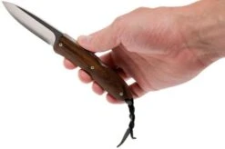 LionSteel Opera 8800 ST Pocket Knife, Santos Rosewood -Famous Knife Shop LI 8800 ST 08 lionsteel li 8800 st 08