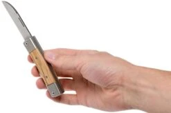 LionSteel BestMan BM13 UL Olive Slipjoint Pocket Knife -Famous Knife Shop LI BM13 UL 06 lionsteel