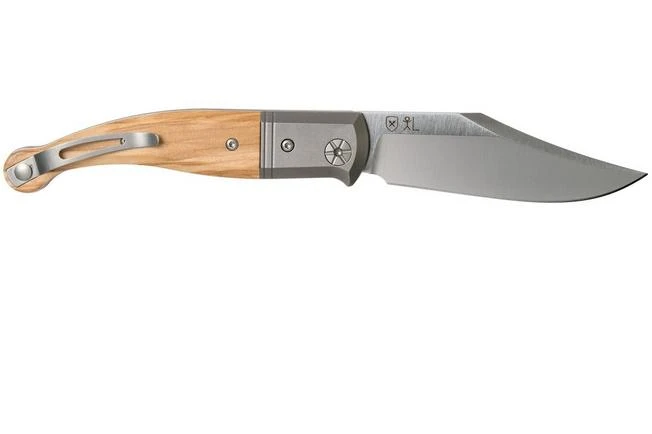 LionSteel Gitano Olive Wood GT01 UL Pocket Knife, Gudy Van Poppel Design 4 LionSteel Gitano Olive Wood GT01 UL Pocket Knife, Gudy Van Poppel Design - Image 2