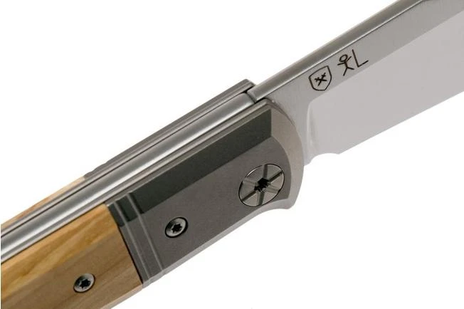 LionSteel Gitano Olive Wood GT01 UL Pocket Knife, Gudy Van Poppel Design 8 LionSteel Gitano Olive Wood GT01 UL Pocket Knife, Gudy Van Poppel Design - Image 6