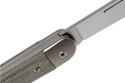 LionSteel Jack 1 Green Canvas Micarta JK1 CVG Pocket Knife -Famous Knife Shop LI JK1 CVG 06 lionsteel