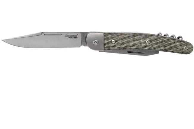 LionSteel Jack 3 Green Canvas Micarta JK3 CVG Pocket Knife 5 LionSteel Jack 3 Green Canvas Micarta JK3 CVG Pocket Knife - Image 3