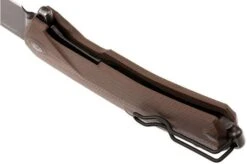 LionSteel KUR BBR Blackwashed, Bruin G10 -Famous Knife Shop LI KUR BBR 05 lionsteel li kur bbr 05