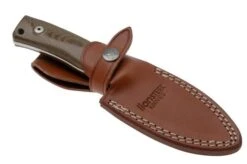 LionSteel M4-CVG M390, Green Canvas Micarta -Famous Knife Shop LI M4 CVG 06 lionsteel