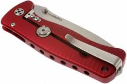 LI-SR2A-OS LionSteel SR-2A-OS, Aluminum, Red/satin 13 LI-SR2A-OS LionSteel SR-2A-OS, Aluminum, Red/satin -Famous Knife Shop LI SR2A RS 03 lionsteel li sr2a rs d3