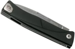 LionSteel Thrill Black Aluminium Integral Slipjoint Pocket Knife -Famous Knife Shop LI TL A BS 04 lionsteel
