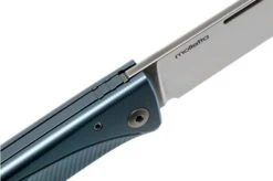 LionSteel Thrill Blue Titanium Integral Slipjoint Pocket Knife -Famous Knife Shop LI TL BL 07 lionsteel