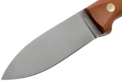 LT Wright Genesis Flat Grind, A2, Matte Natural Micarta, Leather Sheath, Bushcraft Knife 11 LT Wright Genesis Flat Grind, A2, Matte Natural Micarta, Leather Sheath, Bushcraft Knife -Famous Knife Shop LT GEN FL NM LS 03 lt wright