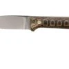 LT Wright Next Gen, A2, Matte Python Micarta, Leather Sheath, Bushcraft Knife -Famous Knife Shop LT NG PYM LS 01 lt wright