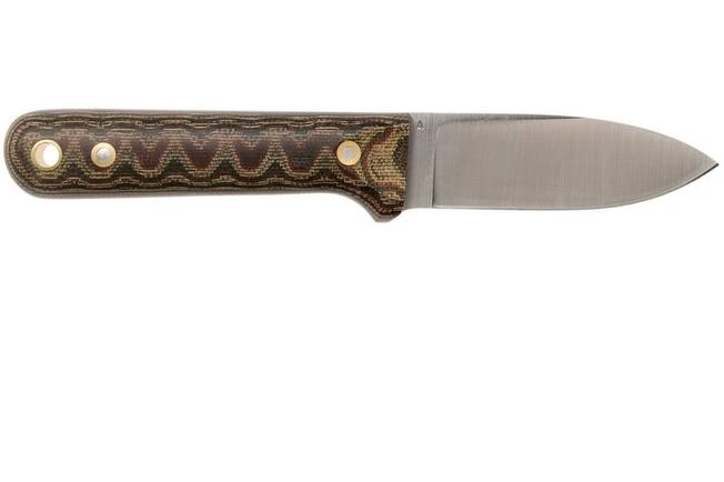 LT Wright Next Gen, A2, Matte Python Micarta, Leather Sheath, Bushcraft Knife 4 LT Wright Next Gen, A2, Matte Python Micarta, Leather Sheath, Bushcraft Knife - Image 2