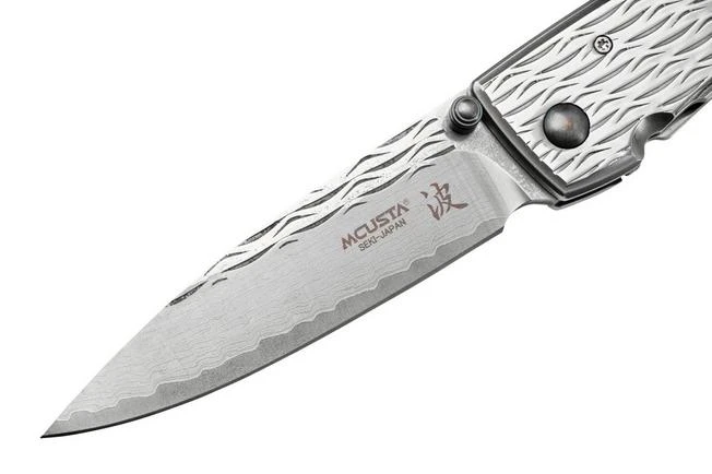 Mcusta Nami Damascus MC-0112D Pocket Knife 5 Mcusta Nami Damascus MC-0112D Pocket Knife - Image 3