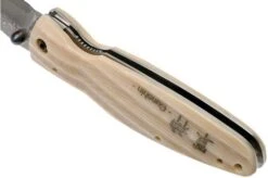 Mcusta MC-0185D Sengoku Uesugi Kenshin, White Micarta, Gentleman's Knife -Famous Knife Shop MC 0185D 05 mcusta