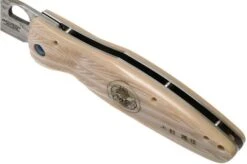 Mcusta MC-0185G Sengoku Uesugi Kenshin SPG2, White Micarta, Gentleman's Knife -Famous Knife Shop MC 0185G 07 mcusta