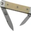 Maserin 60° Knife Sessantesimo 195/MCW White Micarta Pocket Knife -Famous Knife Shop ME 195 MCW 01 maserin