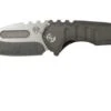Medford Praetorian T S35VN, Tumbled Droppoint, Tumbled Flamed Handle, Silver Hardware Pocket Knife -Famous Knife Shop MF 20 PT 01 01 medford