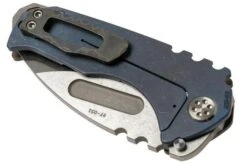 Medford Praetorian T S35VN, Tumbled Droppoint, Tumbled Flamed Handle, Silver Hardware Pocket Knife -Famous Knife Shop MF 20 PT 01 04 medford