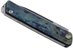 Medford Gentleman Jack S35VN, Tumbled Blade, Faced Galaxy Handle, Silver Hardware Pocket Knife -Famous Knife Shop MF 21 GJ 04 04 medford