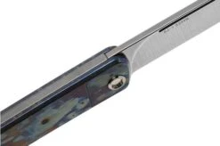 Medford Gentleman Jack S35VN, Tumbled Blade, Faced Galaxy Handle, Silver Hardware Pocket Knife -Famous Knife Shop MF 21 GJ 04 06 medford