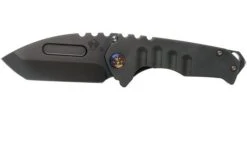 Medford Praetorian Genesis T S35VN, PVD Tanto Blade, PVD Handle, Flamed Hardware Pocket Knife