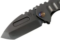 Medford Praetorian Genesis T S35VN, PVD Tanto Blade, PVD Handle, Flamed Hardware Pocket Knife -Famous Knife Shop MF 21 GNT 03 03 medford