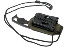 Medford Praetorian Neck Knife PVD S35VN Neck Knife, OD Green Kydex -Famous Knife Shop MF 21 PNK 03 06 medford