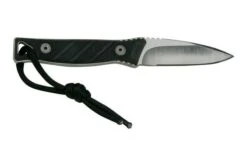 Medford Medford Necromancer S35VN, Tumbled Blade, Black G10 Handle, Neck Knife -Famous Knife Shop MF 22 NM 01 02 medford