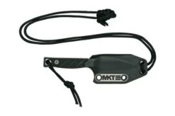 Medford Medford Necromancer S35VN, Tumbled Blade, Black G10 Handle, Neck Knife -Famous Knife Shop MF 22 NM 01 06 medford