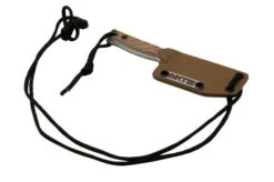 Medford Necromancer S35VN Tumbled Blade, Coyote G10 Handle, Neck Knife -Famous Knife Shop MF 22 NM 03 06 medford 1