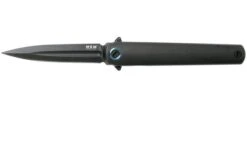 MKM Flame Dagger FL02-TDSW Dark Stonewashed Titanium Pocket Knife, Michael Zieba Design