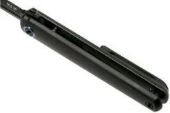 MKM Flame Dagger FL02-TDSW Dark Stonewashed Titanium Pocket Knife, Michael Zieba Design -Famous Knife Shop MMK FL02 TDSW 07 mkm knives