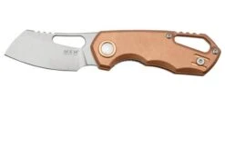 MKM Isonzo FX03-2CO Cleaver Stonewashed, Copper Pocket Knife, Jesper Voxnaes Design