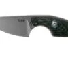 MKM Mikro 1 Drop, Stonewashed Carbon Fibre Neck Knife, Jesper Voxnaes Design -Famous Knife Shop MMK MR01 CF 01 mkm knives