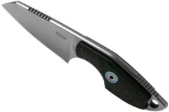 MKM Mikro 2 Wharncliffe, Stonewashed Carbon Fibre Neck Knife, Jesper Voxnaes Design -Famous Knife Shop MMK MR02 CF 04 mkm knives