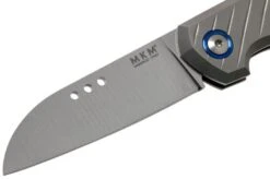 MKM Root RT-T Titanium Grey Pocket Knife, Jens Anso Design -Famous Knife Shop MMK RT T 03 mkm knives