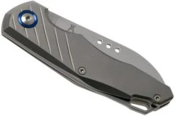 MKM Root RT-T Titanium Grey Pocket Knife, Jens Anso Design -Famous Knife Shop MMK RT T 04 mkm knives