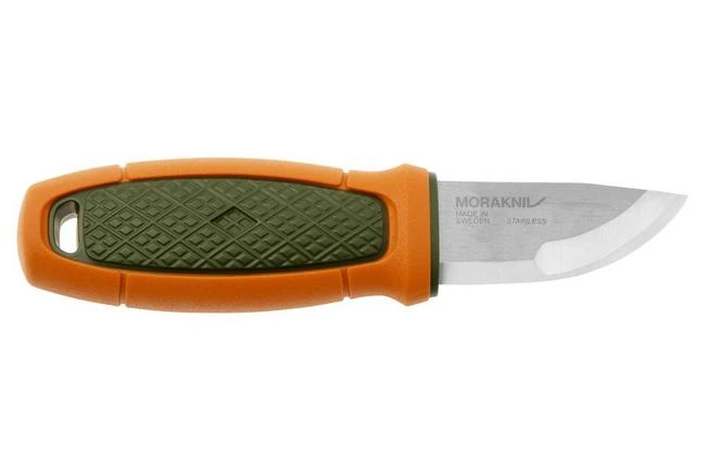 Morakniv Mora Eldris Hunting 14237 Green Orange, Neck Knife For Hunting, Includes Sheath And Belt Loop 4 Morakniv Mora Eldris Hunting 14237 Green Orange, Neck Knife For Hunting, Includes Sheath And Belt Loop - Image 2