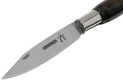 Nontron No. 25 Turning Ferrule, Ebony, Clog Shape NN25EB Pocket Knife -Famous Knife Shop NN25EB 03 nontron