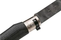 Old Bear Classical Black M, Damascus DS93X, 9305-19-MNK Pocket Knife -Famous Knife Shop OB9305 19 MNK 06 oldbear