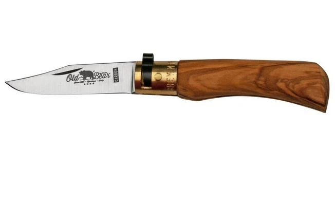 Old Bear Classical Olive Carbon XS, 9306-15-LU Pocket Knife 3 Old Bear Classical Olive Carbon XS, 9306-15-LU Pocket Knife