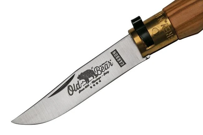 Old Bear Classical Olive Carbon S, 9306-17-LU Pocket Knife 5 Old Bear Classical Olive Carbon S, 9306-17-LU Pocket Knife - Image 3