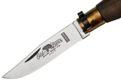 Old Bear Classical Walnut Carbon M, 9306-19-LN Pocket Knife -Famous Knife Shop OB9306 19 LN 03 oldbear