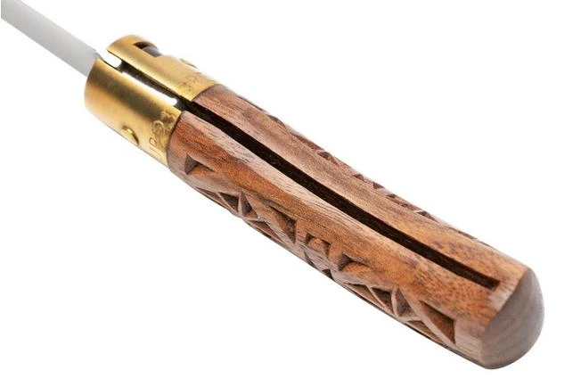 Old Bear Classical Carved Walnut XS, 9307-15-LNI Pocket Knife 7 Old Bear Classical Carved Walnut XS, 9307-15-LNI Pocket Knife - Image 5